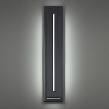 Midnight 36" High Black 3000K LED Outdoor Wall Light