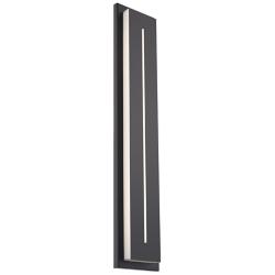 Midnight 36" High Black 3000K LED Outdoor Wall Light