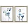 2_Midnight Blossom II 26"W x 32"H Framed Art Set of 2