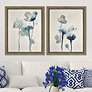 1_Midnight Blossom II 26"W x 32"H Framed Art Set of 2