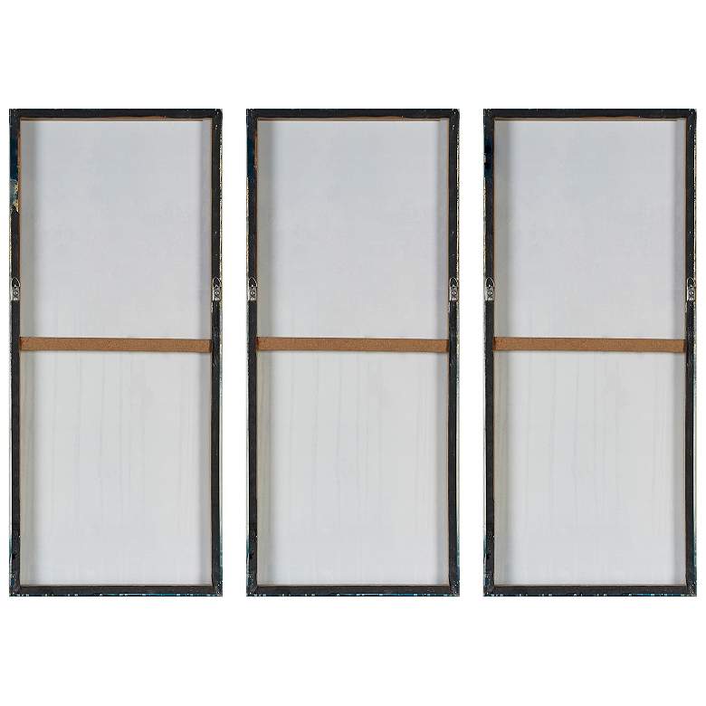 Image 5 Midnight Forest 35"H Triptych 3-Piece Canvas Wall Art Set more views