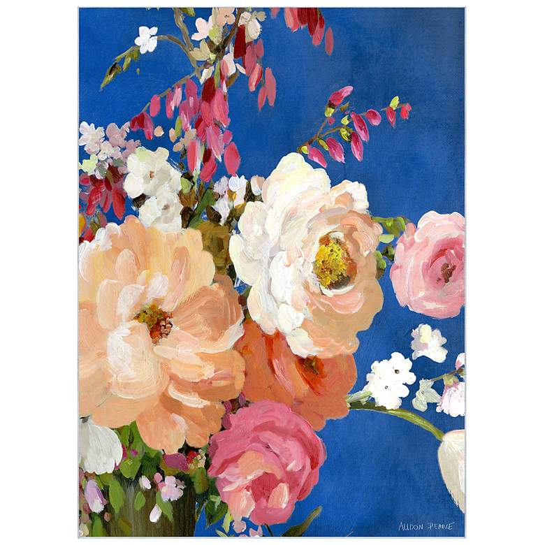 Image 2 Midnight Garden Flowers I TDA-PI326 8'x10' Rectangle Area Rug
