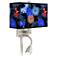 Midnight Garden Giclee Glow LED Reading Light Plug-In Sconce