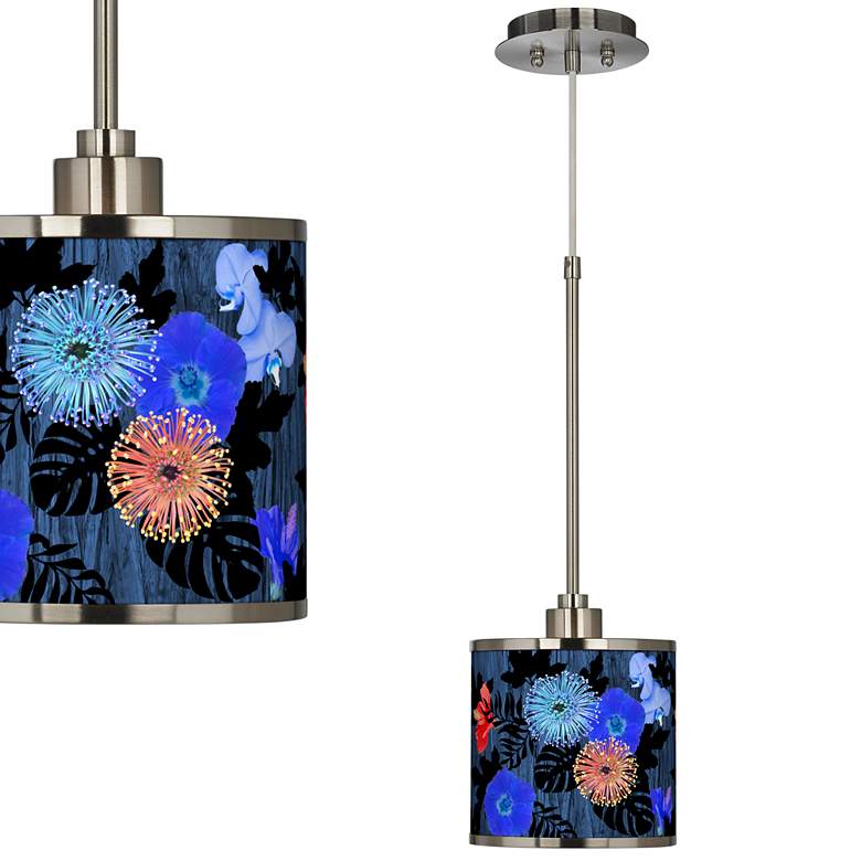 Image 1 Midnight Garden Giclee Glow Mini Pendant Light