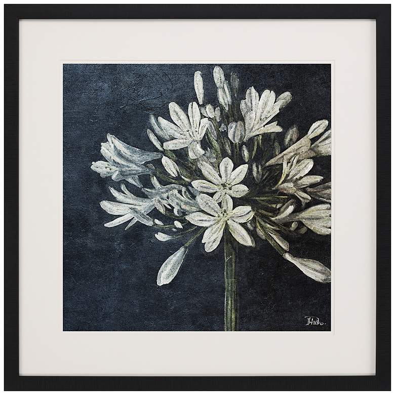 Image 2 Midnight Lilies I 43 inch Square Framed Wall Art