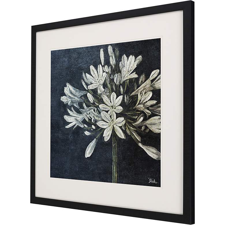 Image 4 Midnight Lilies I 43 inch Square Framed Wall Art more views