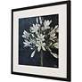 Midnight Lilies I 43" Square Framed Wall Art in scene