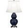 Midnight Small Double Gourd Accent Lamp