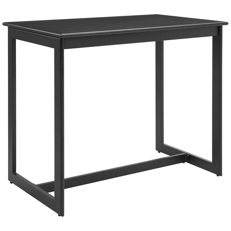 Image 1 Midnight Wave Bar Table Black