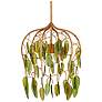 4_Midsummer 16" Wide Brass and Green Pendant Light more views