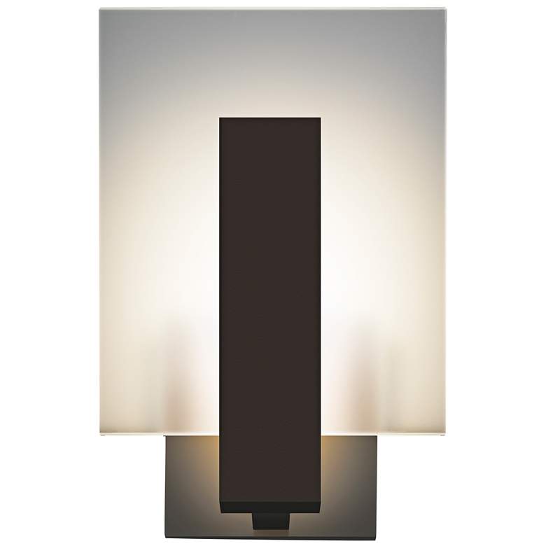 Image 1 Midtown 10 3/4 inchH Textured Bronze Outdoor LED Wall Light