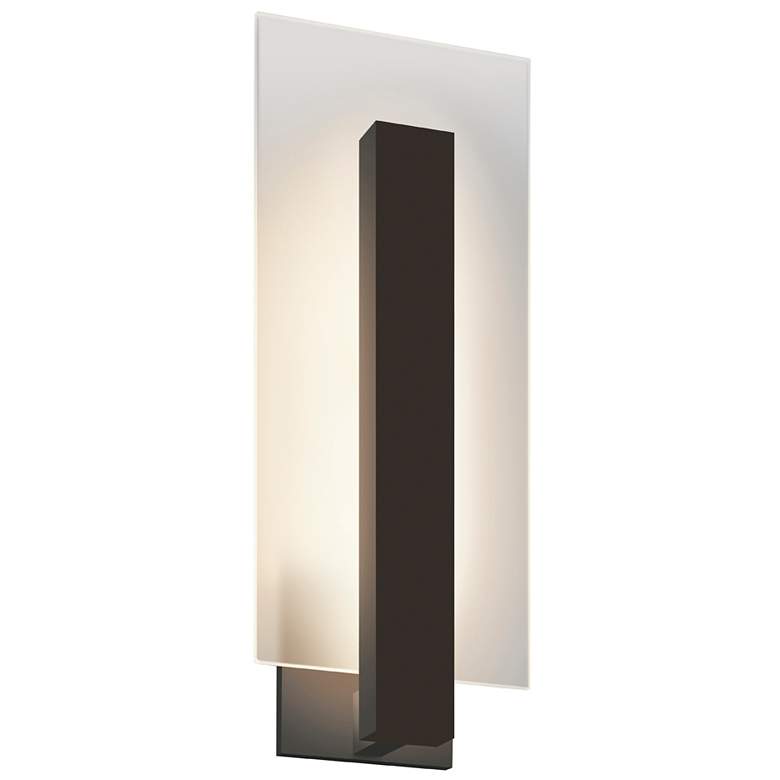 Image 3 Midtown 18 inch High Textured Bronze Outdoor LED Wall Light