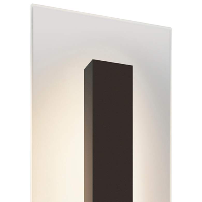 Image 4 Midtown 18" High Textured Bronze Outdoor LED Wall Light more views