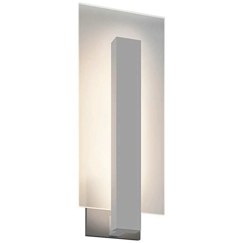 Image 1 Midtown 18" High Textured Gray Outdoor LED Wall Light