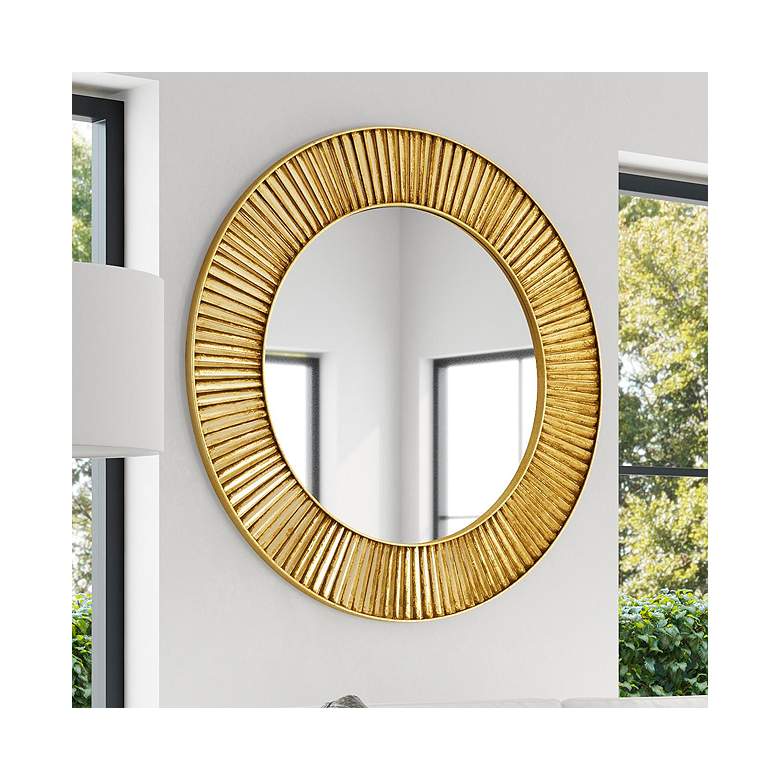 Image 1 Midtown 40"H Glam Styled Wall Mirror