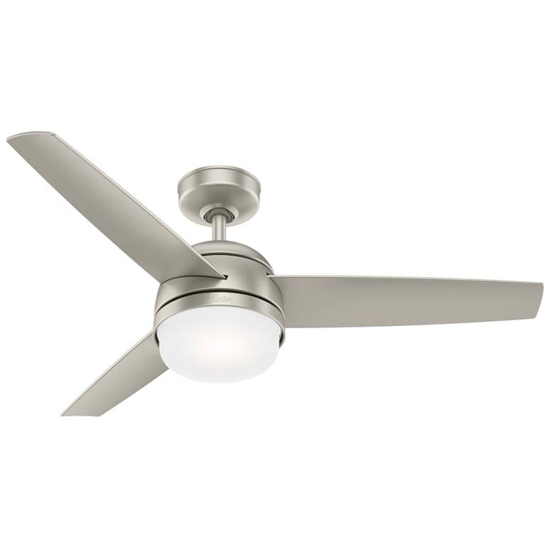 Image 1 Midtown 48 in Indoor Matte Nickel LED Ceiling Fan with Remote