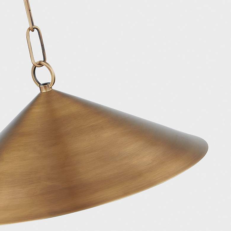 Image 2 Midvale 14 3/4" Wide Patina Brass Pendant Light more views