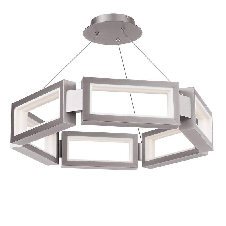 Image 3 Mies 6 Light 29" Wide Integrated LED Dru more views