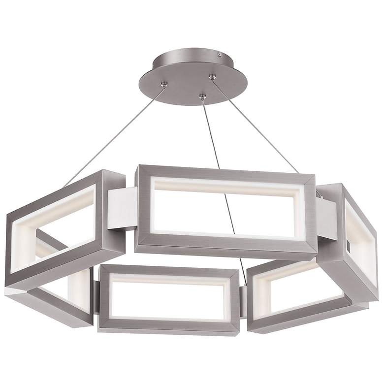 Image 4 Mies 6 Light 29" Wide Integrated LED Dru more views