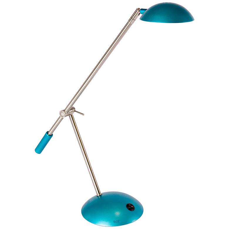 Image 1 Mighty Bright LUX Dome Blue Steel LED Desk Lamp