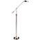 Mighty Bright LUX Dome Brushed Nickel LED Floor Lamp
