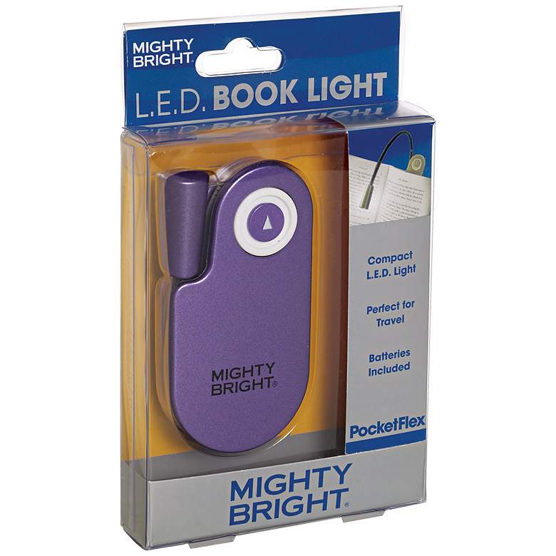 Image 1 Mighty Bright Pocketflex LED Purple Book Light