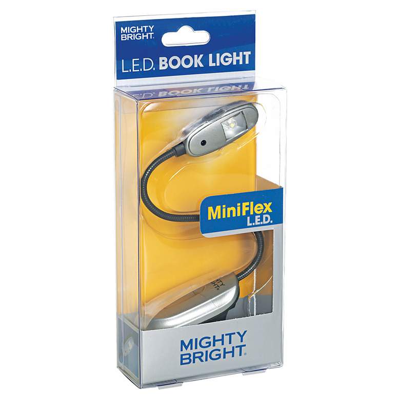 Image 1 Mighty Bright Silver MiniFlex LED Book Light