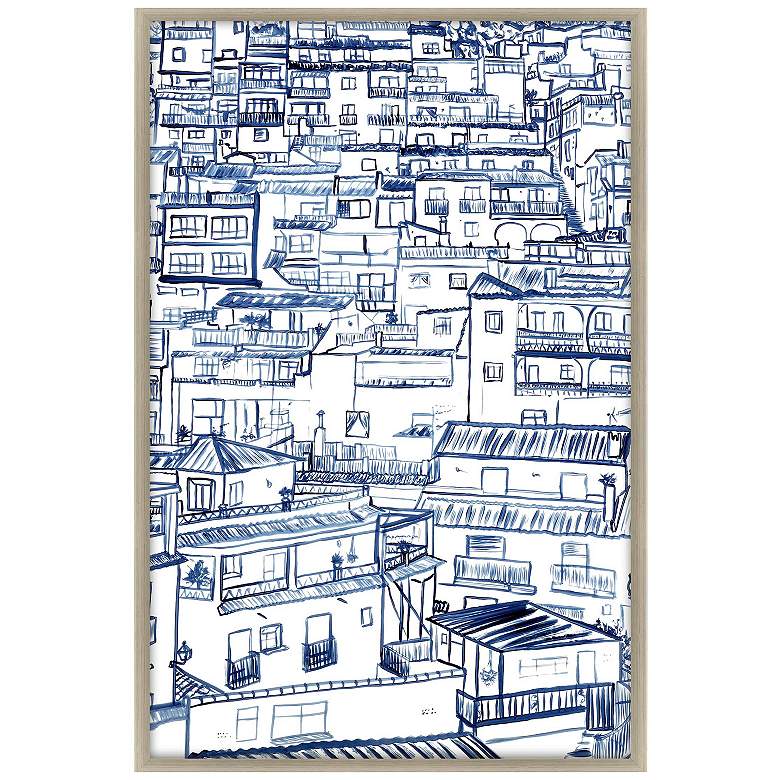 Image 1 Mijas 43"W x 63"H Contemporary Framed Art