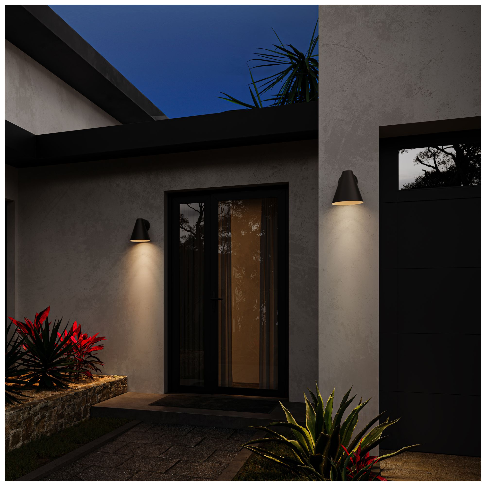 Image 5 Mik Large Outdoor Wall Light more views