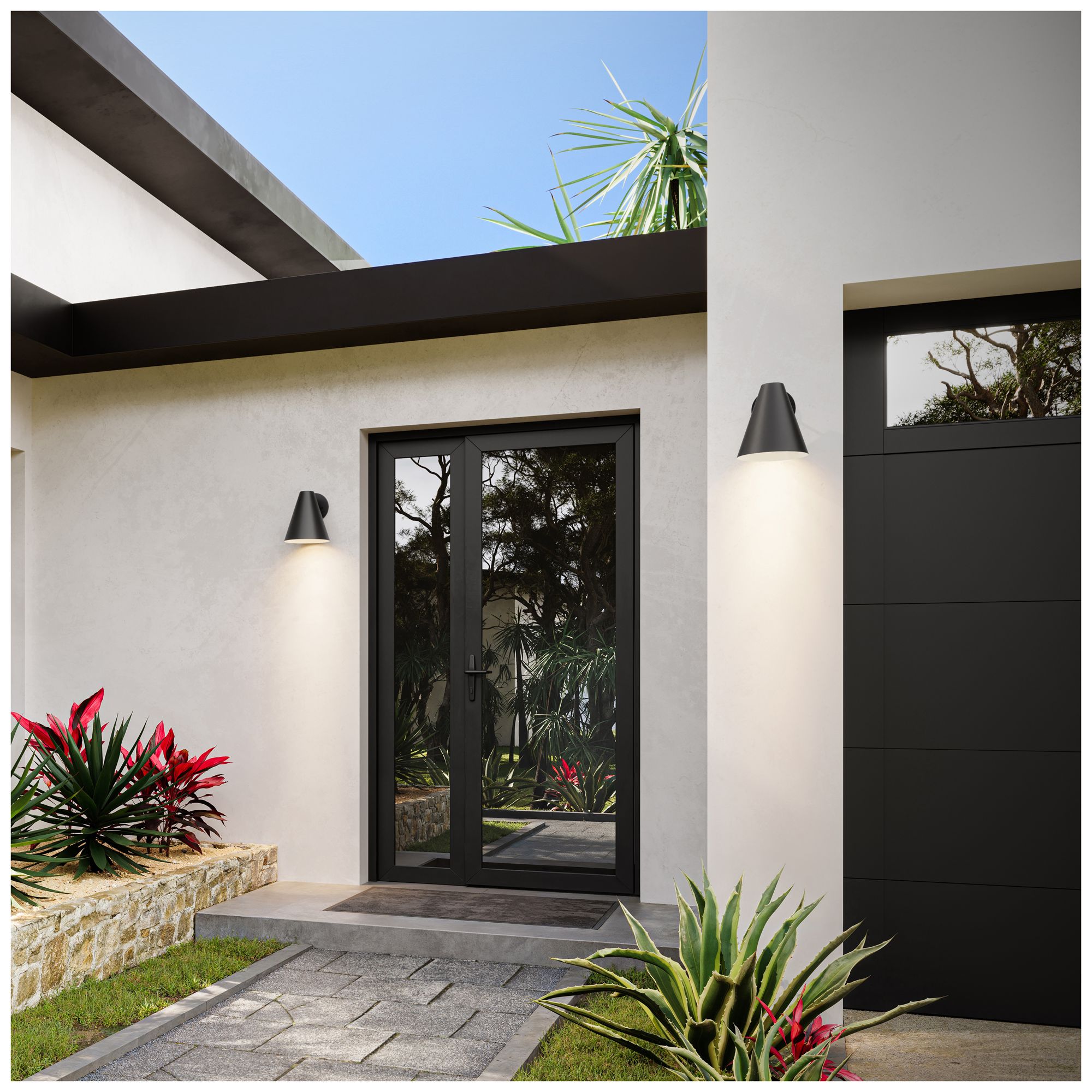 Image 4 Mik Large Outdoor Wall Light more views