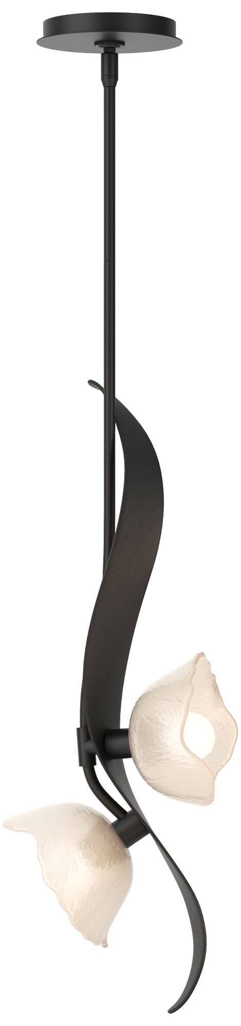 Mika 10" Wide 2-Light Black Kitchen Pendant - Made to Order