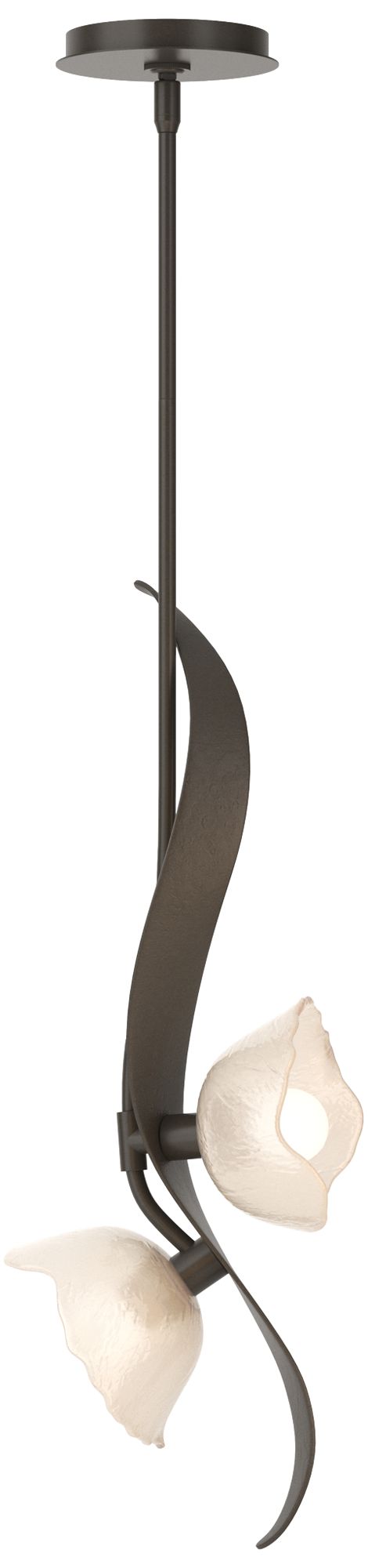 Mika 10" Wide 2-Light Dark Smoke Kitchen Pendant - Made to Order