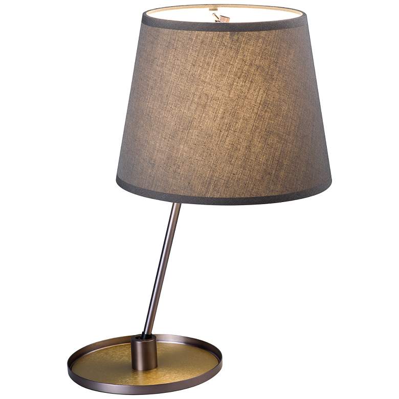 Image 1 Mika 11.8" Deep Taupe/Grayish Green Table Lamp