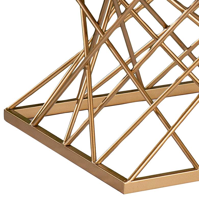 Image 4 Mikkeli Gray Fabric Square Geometric Stool more views