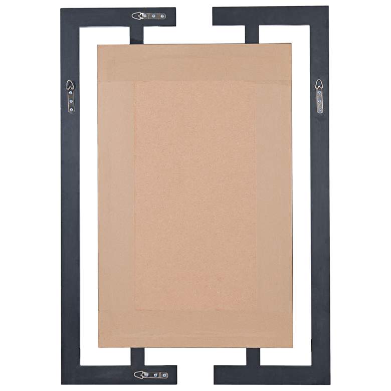 Image 4 Mikoto Gloss Black 29" x 41" Wall Mirror more views