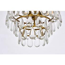 Image5 of Mila 12" Flush Mount In Brass more views