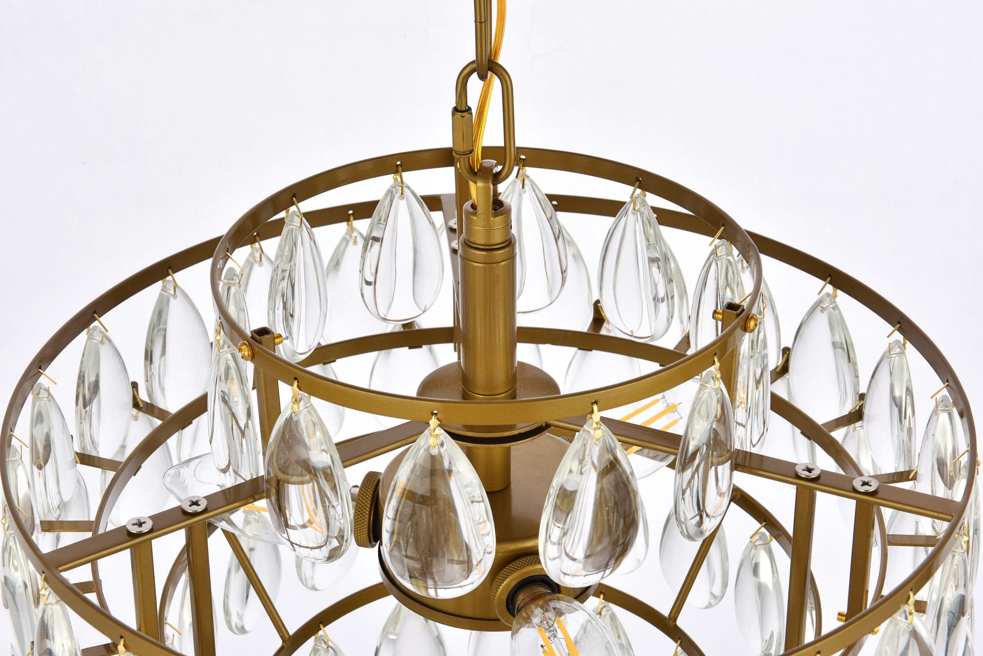 Image 6 Mila 14" Brass Pendant Light more views