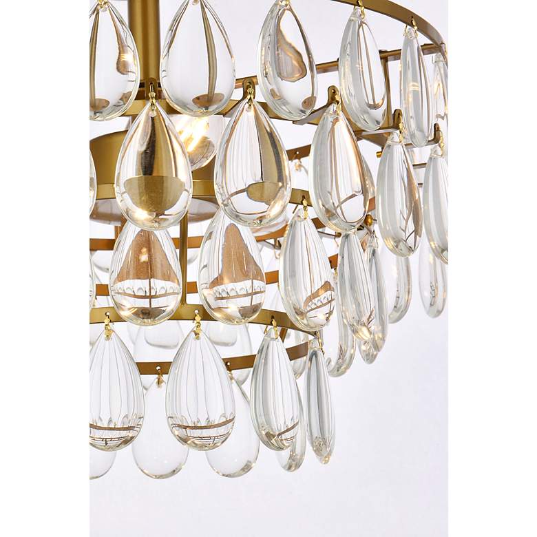 Image 5 Mila 14" Flush Mount In Brass more views