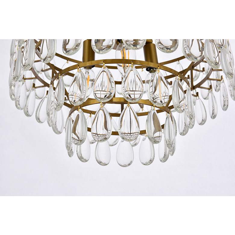 Image 5 Mila 16" Flush Mount In Brass more views