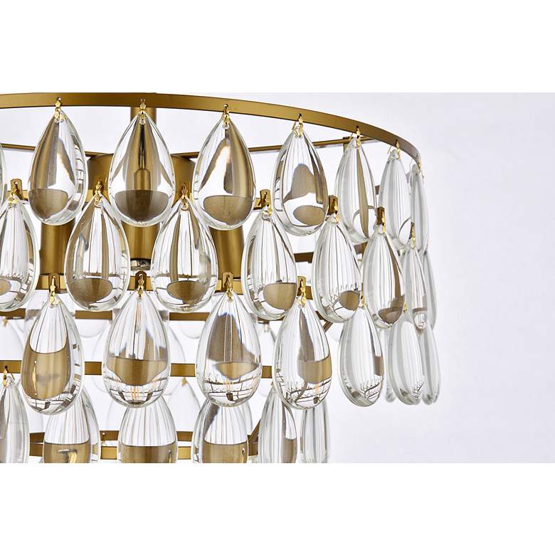 Image 6 Mila 16" Flush Mount In Brass more views