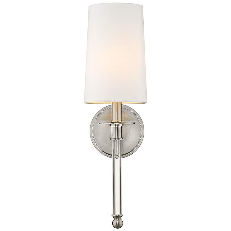 Image 5 Mila 19 1/2" High Brushed Nickel Wall Sconce more views