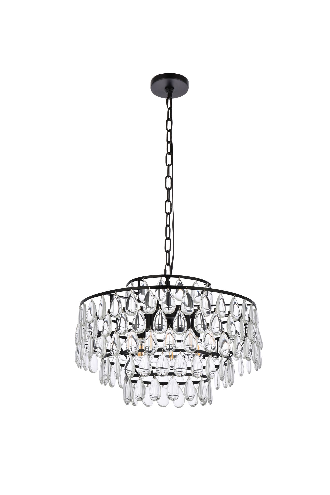 Mila 20" Pendant In Black