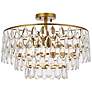 3_Mila 20" Wide Brass 5-Light Ceiling Light