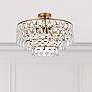 2_Mila 20" Wide Brass 5-Light Ceiling Light