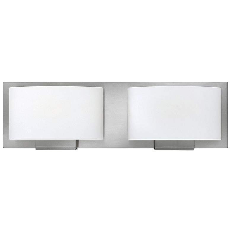 Image 1 Mila 5" High Nickel Wall Sconce by Hinkley Lighting