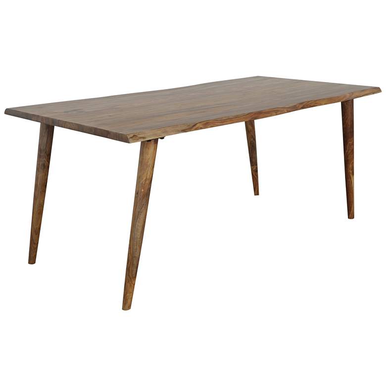 Image 1 Mila Brownstone Pointe 70 inchW Nut Brown Wood Dining Table