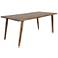 Mila Brownstone Pointe 70"W Nut Brown Wood Dining Table