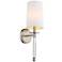 Mila by Z-Lite Brushed Nickel 1 Light Wall Sconce
