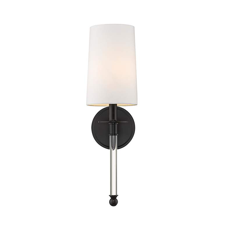 Image 2 Mila by Z-Lite Matte Black 1 Light Wall Sconce more views