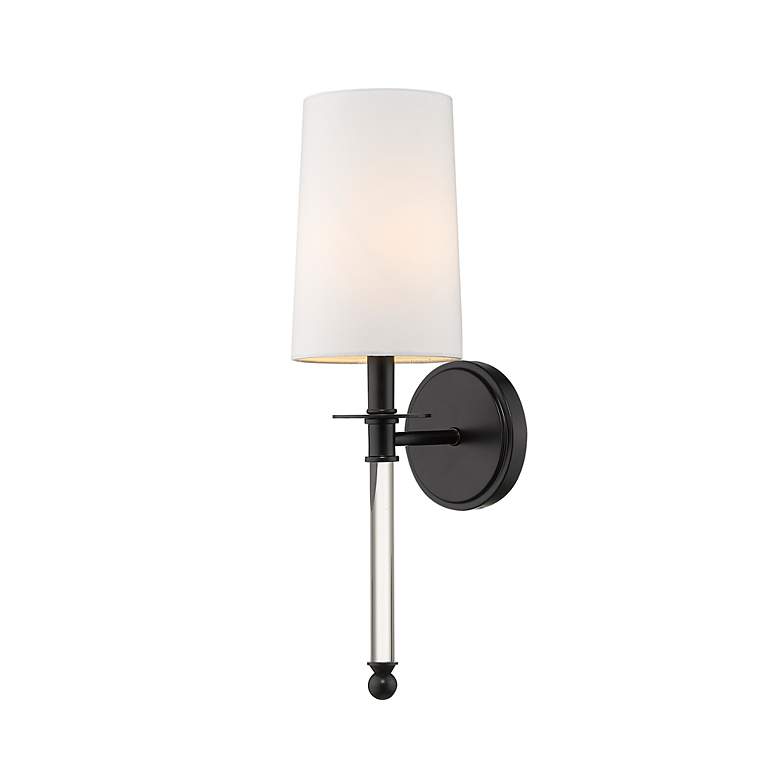 Image 3 Mila by Z-Lite Matte Black 1 Light Wall Sconce more views